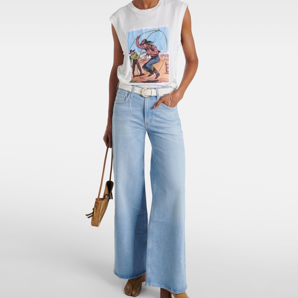 Citizens Of Humanity Sky Blue Flare Jeans